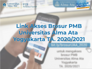 Link Akses Brosur PMB Universitas Alma Ata Yogyakarta TA. 2020/2021