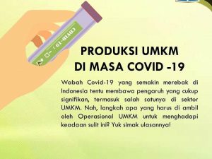 Produksi UMKM Di Masa Covid-19