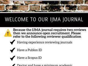 Recruitment Of Reviewer IJMA