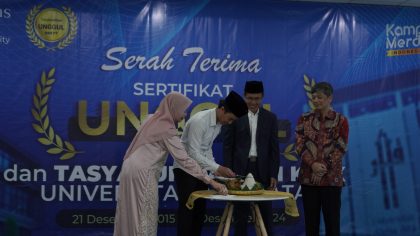 UNIVERSITAS ALMA ATA RAIH AKREDITASI UNGGUL SEBELUM UMUR 9 TAHUN