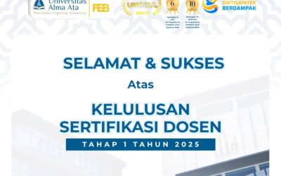 Selamat & Sukses Atas Kelulusan Sertifikasi Dosen Tahap 1 Tahun 2025