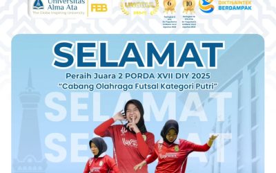 Mahasiswa S1 Ekonomi Syariahmeraih Juara 2 PORDA XVII DIY 2025